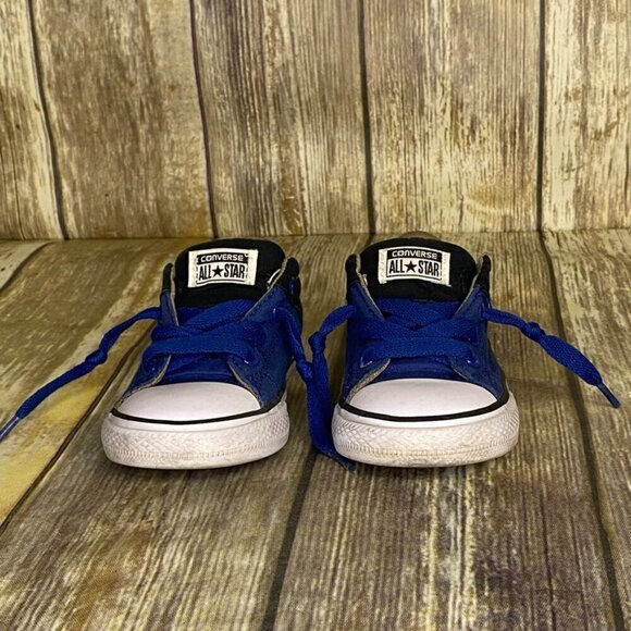 Converse Chuck Taylor All Star Navy and Black Infant Boys Size 9 - Picture 2 of 8